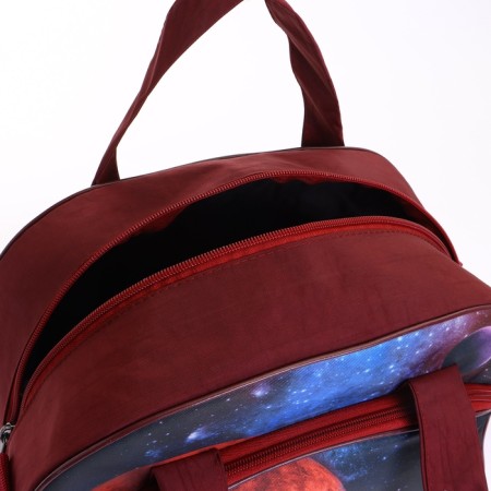 Small 37 l (s) suitcase with a Sacvoyage bag, lightning department, with extension, purple color-11