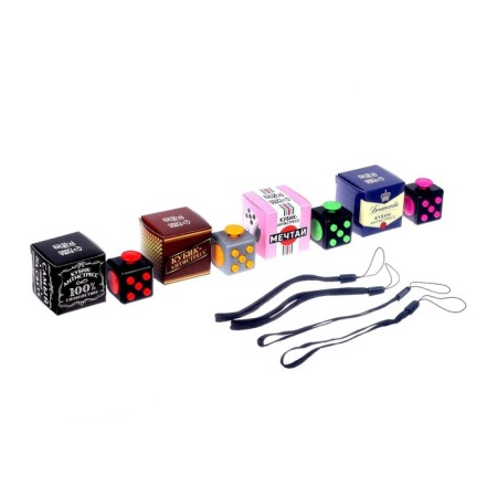 Antistress cube "100% calm", mix, in showbox-6