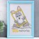 Photo frame plastic L-1 21x30 cm Blue (plastic screen)