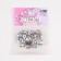Rhound rhinestones “drop”, in a frame, with holography, 8 × 13 mm, 20 pcs