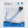 Holder for the nipple - dummy "pigtail", silicone, blue color