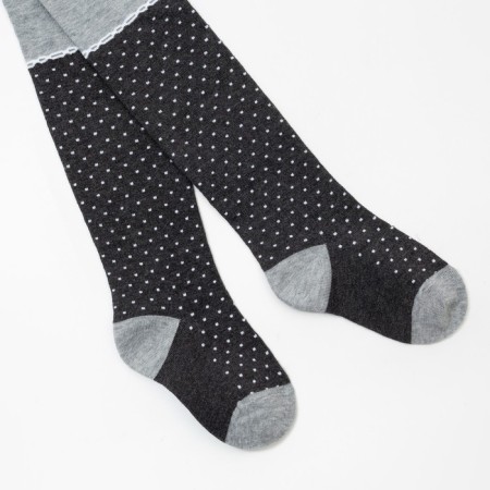 Pantyhose children's "golf", color gray melange, height 98-104-8