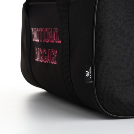Female sports bag, textura, small size, black color-8