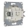 Switch Se Glossa, 10 A, 1 key, IP20, hidden, white, GSL000161