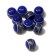 Busina "Rondel" inclusive, 0.8 × 0.7 × 0.8 cm, (set 50 pcs.), Blue color
