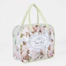 Lightning cosmetic bag, green color