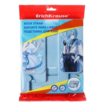 Book stand plastic Erichkrause "Manga", blue-1
