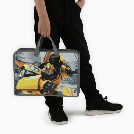 Plastic folder with A4 handles, on lightning, 80x330x240 mm, transformers-6