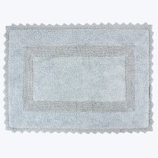 Arya Lupen rug, with guipure, 60x90 cm, light blue color