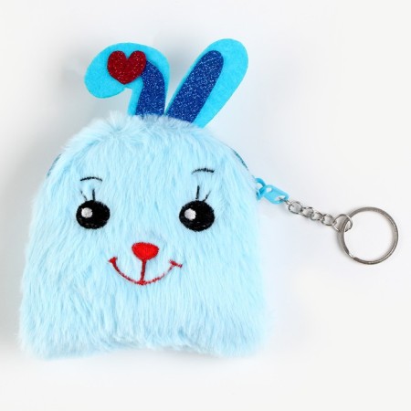 Soft wallet "Beasts" on the keyboard, 10 cm, species mix-1