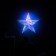 LED figure "Star" 36 cm, plastic, 220 V, glow white
