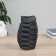 VAZA Ceramics Table "Levin" D-6CM, 20x9 cm, black