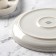Porcelain dining plate Magistro Urban, D = 22 cm, white color in specking