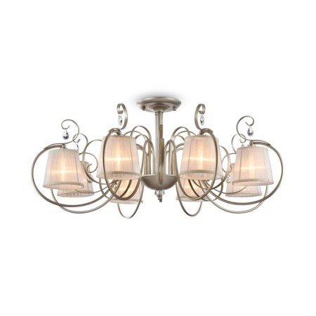 Freya FR20-CL-08-BG SIMONE, 999999X426 mm ceiling lamp, E14, 8x40W, cream color with gold