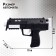 Micro-Uzi Automat, shoots silicone bullets