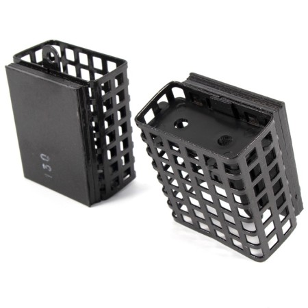 Feeding feeder "Yaman" rectangular 130 g, metal, removable plastic bottom, units. 10 pcs.