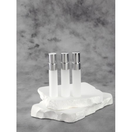 Perfume bottle, with a spray, glass, 5 ml, packing - 3 pcs, color gray-2