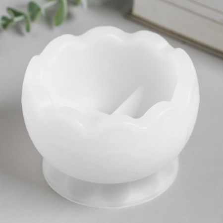 Mold Silicon "Round Summary with wavy edges" 9.7x9.7x9.7 cm