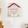 Hook decorative tree "House where you are waiting" 10x11 cm