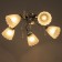 Adele chandelier 5x40W e27 chrome 54x52x17 cm