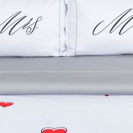 Bed linen "Ethel" 2 joint venture mr & mrs 175*215 cm, 200*215 cm, 50*70+4 cm - 2 pcs-3