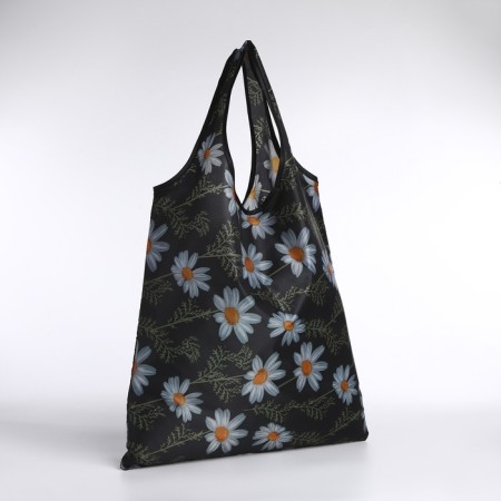 Household bag without fastening, black color-1