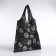 Household bag without fastening, black color