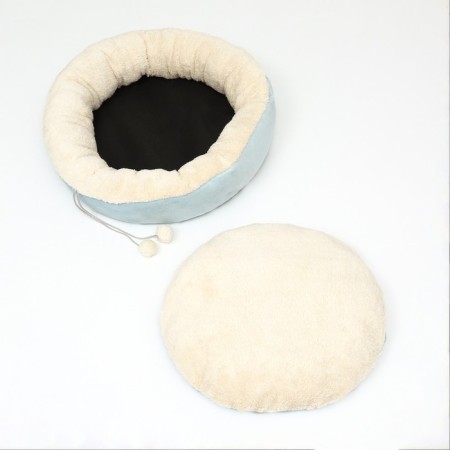 Lying "Snowball", 56 x 46 x 13 cm, blue-7