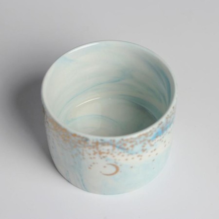 Ceramic pot for flowers, Hello pots, 8 x 5.5 cm-3