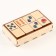 Domino wooden "Fruits and berries" 28 chips 50x25 mm
