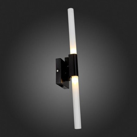 Sconces st. SL947.401.02. Laconicita. 2x5 watts, G9, 4000k, 60x10 cm, black color-2