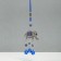 Suspension from the evil eye Metal "Elephant in Popon with bells" 21 cm