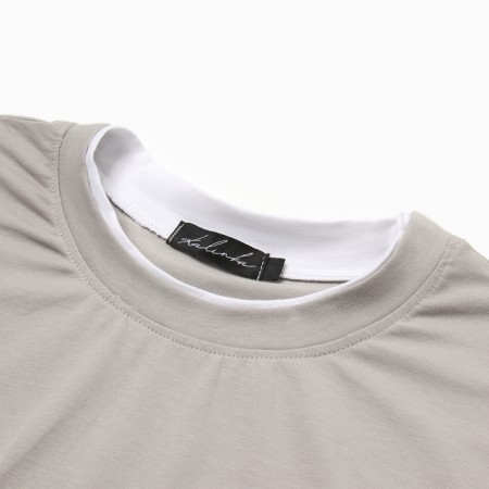 T -shirt male, gray color, size 52-1