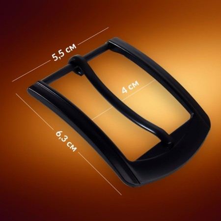 A belt buckle 6.3 × 5.5 cm, 40 mm, black color-1
