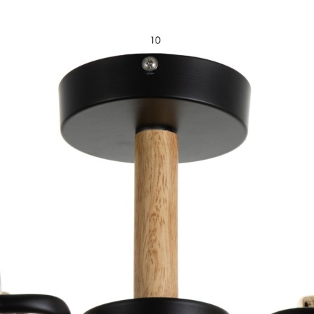 Maintenance chandelier 2he27 40w Black 43x14x21cm Bayerlux-6