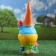 Garden figure "Dwarf with a mushroom" 44x16x16cm mix