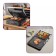 Electric grill KitFort KT-3675, 2000 watts, anti-stick coating, 35.5x32 cm, black