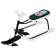 Snow -chapel "Timka Sport 1+ Blinka", TS1+/BL, white/black color