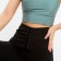 Female sports leggings, black color, size 40-42 (s)