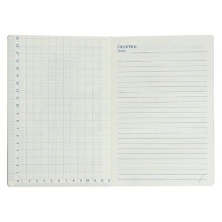Deliciper of Leduced A5, 140 sheets in a cage, with a calculator, with a scrap, leatherette cover, mix-13