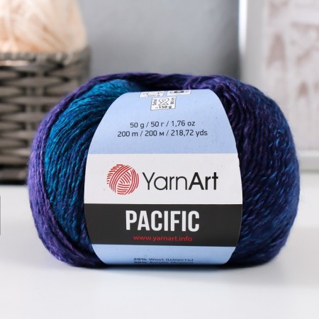 Yarn "Pacific" 80 acrylic, 20% wool 200m/50g (304)