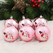 Set of balls plastic D-7 cm, 6 pcs 