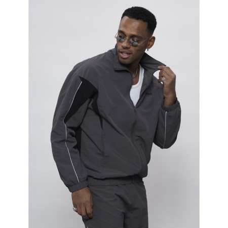 Male tracksuit, size 56, gray color-14
