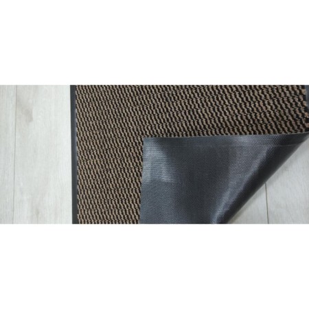 Mature mat 50x80 cm, drawing velor brown-1