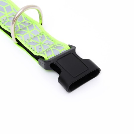 Collar with reflective ornament, 55 x 2.5 cm, light green-5