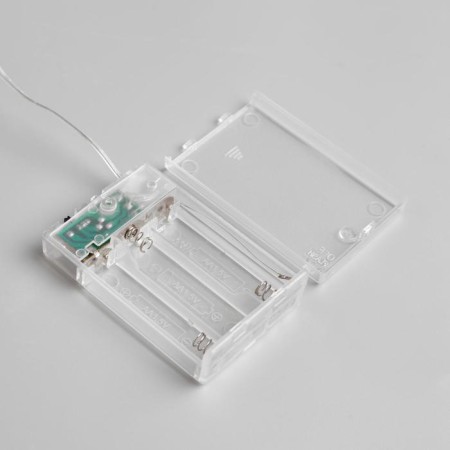 Girland "Mishura" 5 m Rosa, IP20, silver thread, 100 LED, glow warm white, 2 modes, AAH3-4