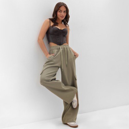 Women's pants mist size XS, olive-5