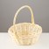 A set of baskets, 3 pcs, 31 × 12 × 32 cm, 27 × 10 × 26 cm, 22 × 8 × 21 cm, willow