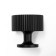 Handle button Cappio PK326, D = 28 mm, black color