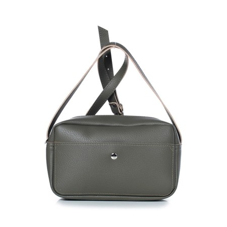Female bag, artificial leather, 230x150x80 cm, olive-1